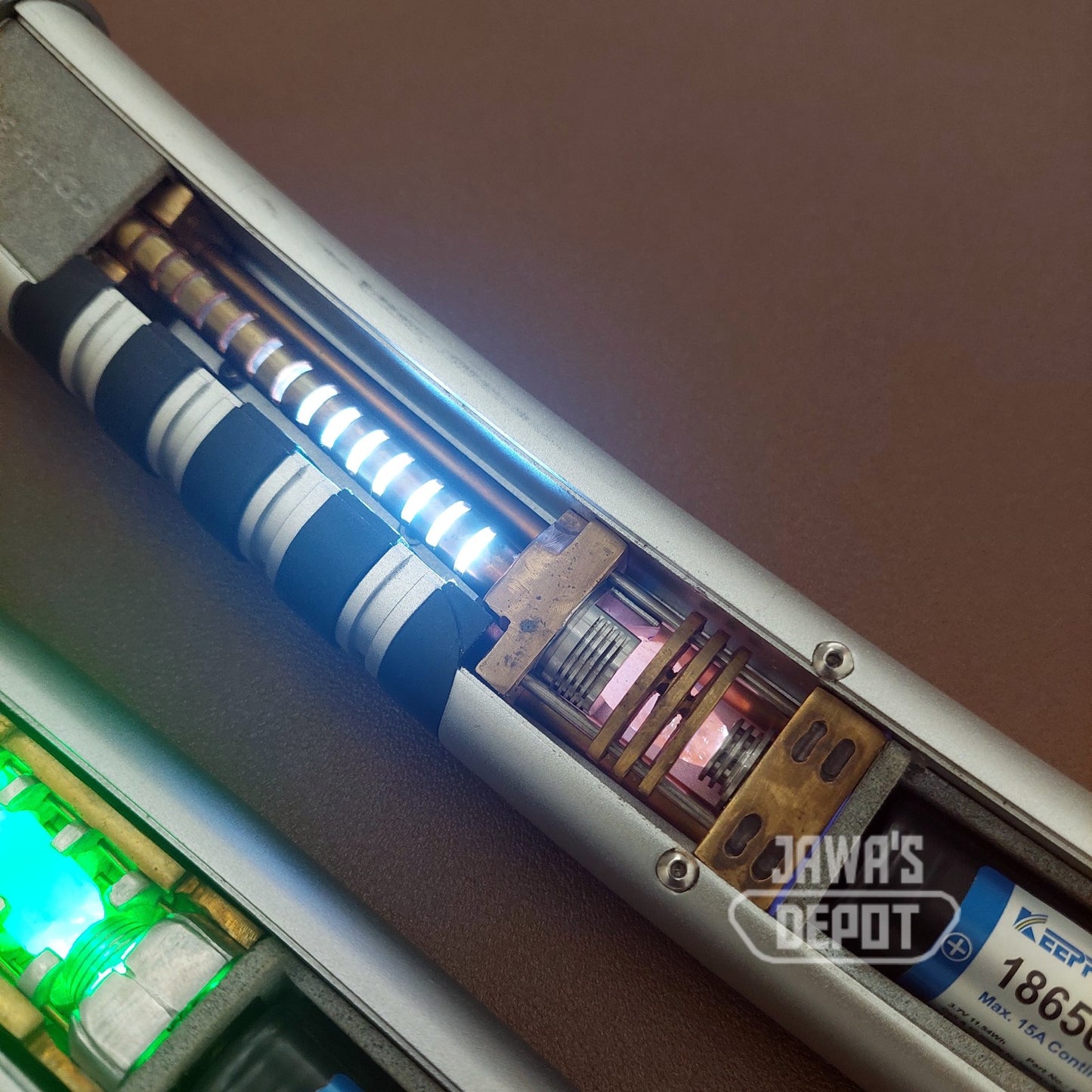 Thrawn Hunters Ahsoka with custom metal crystal chambers (KR Sabers)