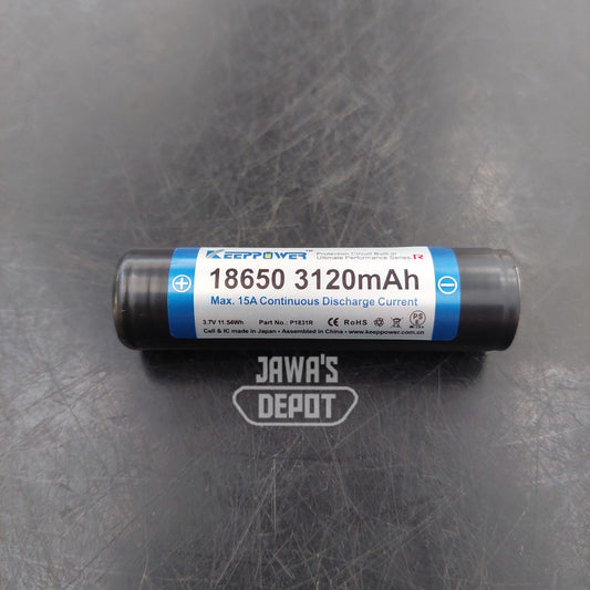 Battery Li-Ion Keeppower 18650 3120 mAh P1831R